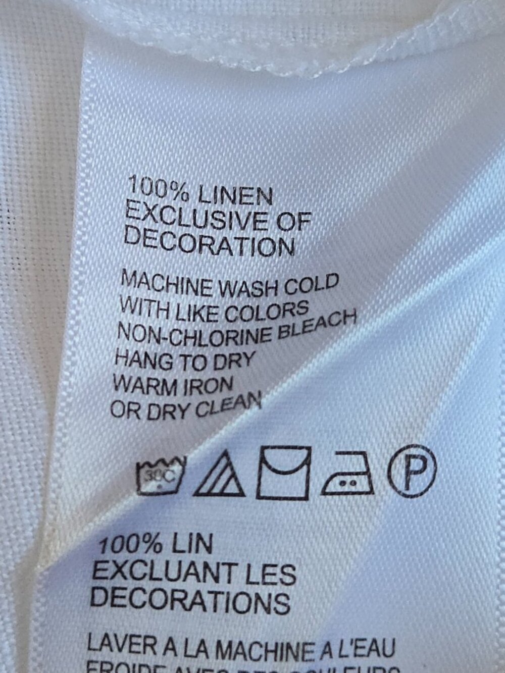 NWOT Linen Tunic Embroidered Split Hem Tommy Bahama Size Small - Picture 7 of 9
